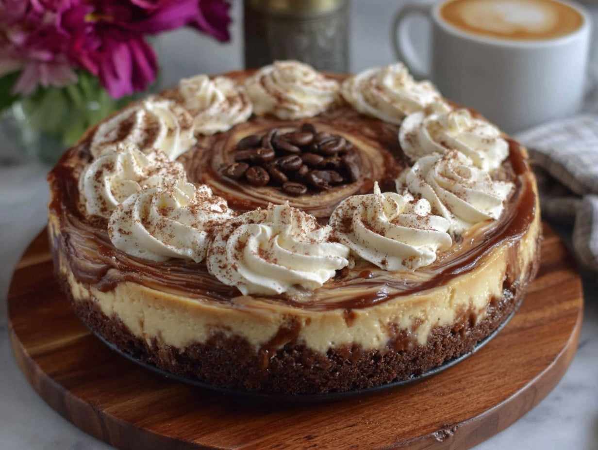 Cold Brew Coffee No-Bake Cheesecake for Father's Day