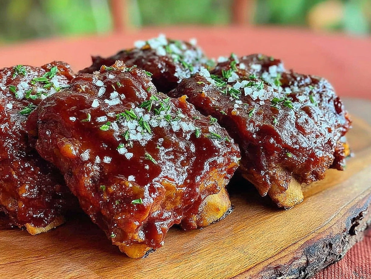 Brown Sugar Bourbon Glazed Baby Back Ribs Recipe