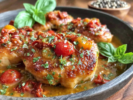One-Pan Marry Me Chicken with Creamy Sun-Dried Tomato Sauce