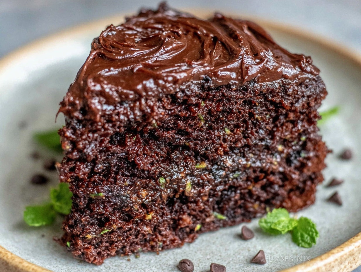 Chocolate Zucchini Cake with Dark Chocolate Buttercream Recipe