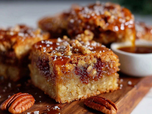 Maple Pecan Blondies Dessert Recipe