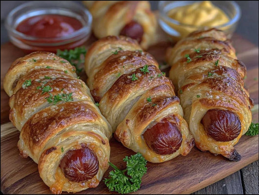 Mummy Wrapped Hot Dogs in Crescent Roll Dough Recipe