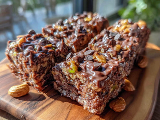 No-Bake Chocolate Granola Bars for School Snacks